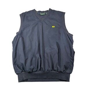 Masters Collection Blue Vest Men’s M Medium Pullover V-Neck Sweater